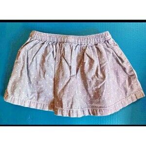 Skirt 12 Months Girls Carters Demin With Attached Bloomer baby Polka Dot
